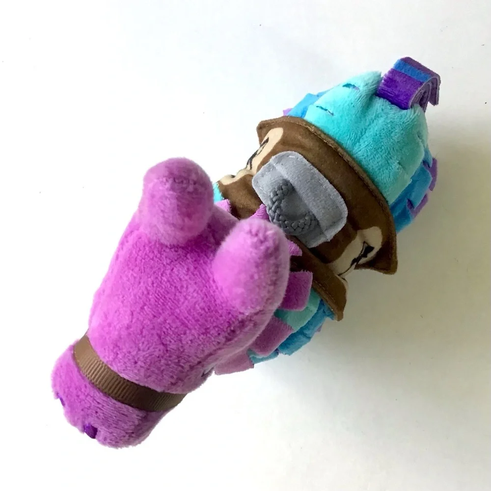 Russ Fortnite Loot Llama 8” Plush 2018 Epic Games Purple Blue Stuffed Animal